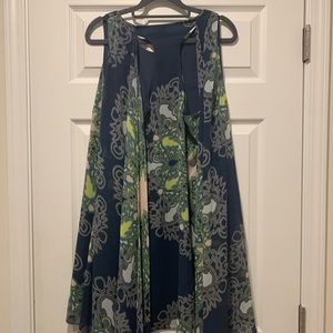 Blue/Green Anthropologie Dress